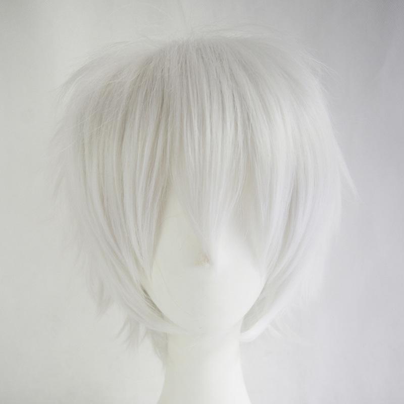 Black Universal Short Curly Hair Synthetic Wig for Anime Cosplay Color Changeable Character Wig Heat Stylish And Cuttable