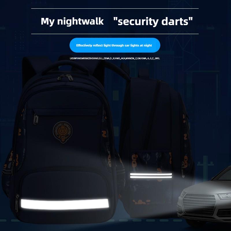 Large Capacity Boys School Backpack Lightweight Breathable Bookbag for Elementary Middle School New Kids Casual Backpack Design