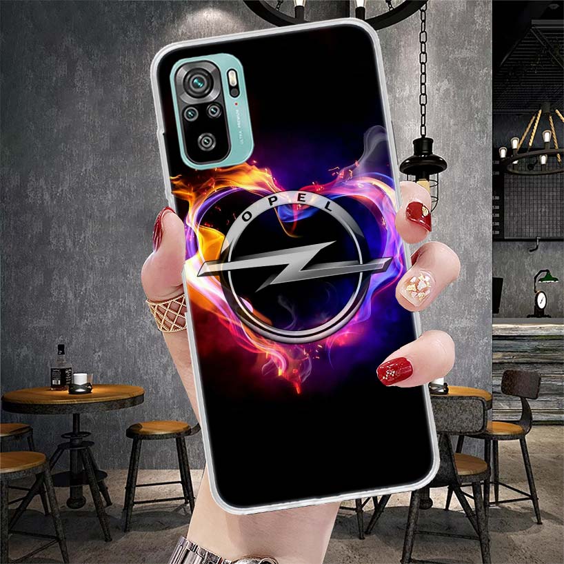 Opel Logo Car Soft Phone Case For Xiaomi Redmi Note 15 14 14S 13 12 Pro Plus 12S 11 11S 11E 10 10S 11T 5G Fundas Coque Redmi Not