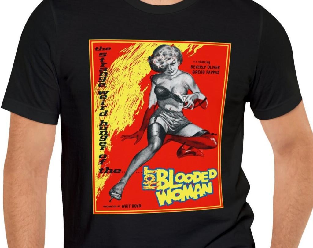 Hot Blooded Women T-Shirt Short Sleeve Movie Tee