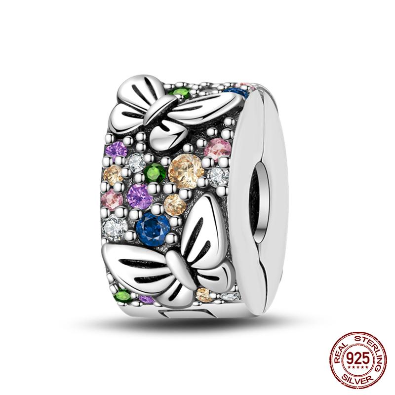 Fit Qikaola Original Bracelet 100% Copper Shining Colorful Zircon Heart Charms Beads Exquisite Diy Jewelry Gift