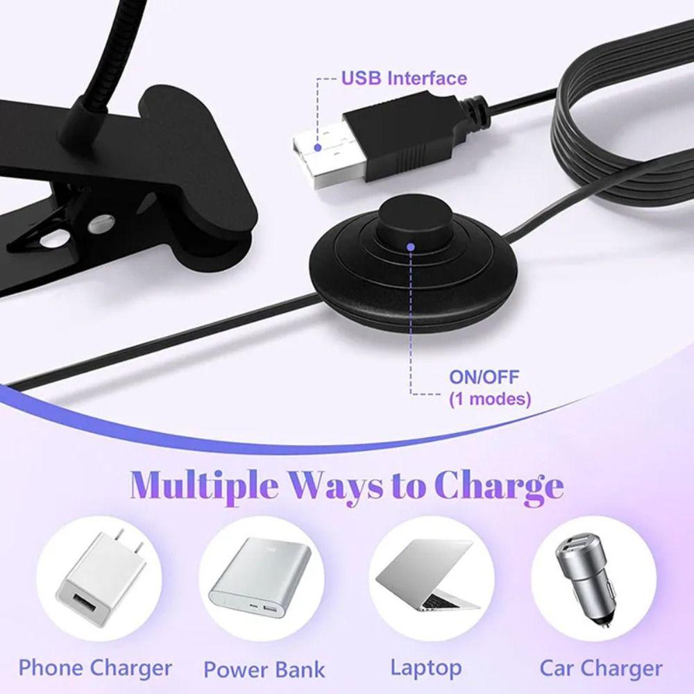 Foot Pedal Switch UV LED Nail Lamp Clip-On Gel Polish Curing Lamp Nail Drying Light  Nail Salon