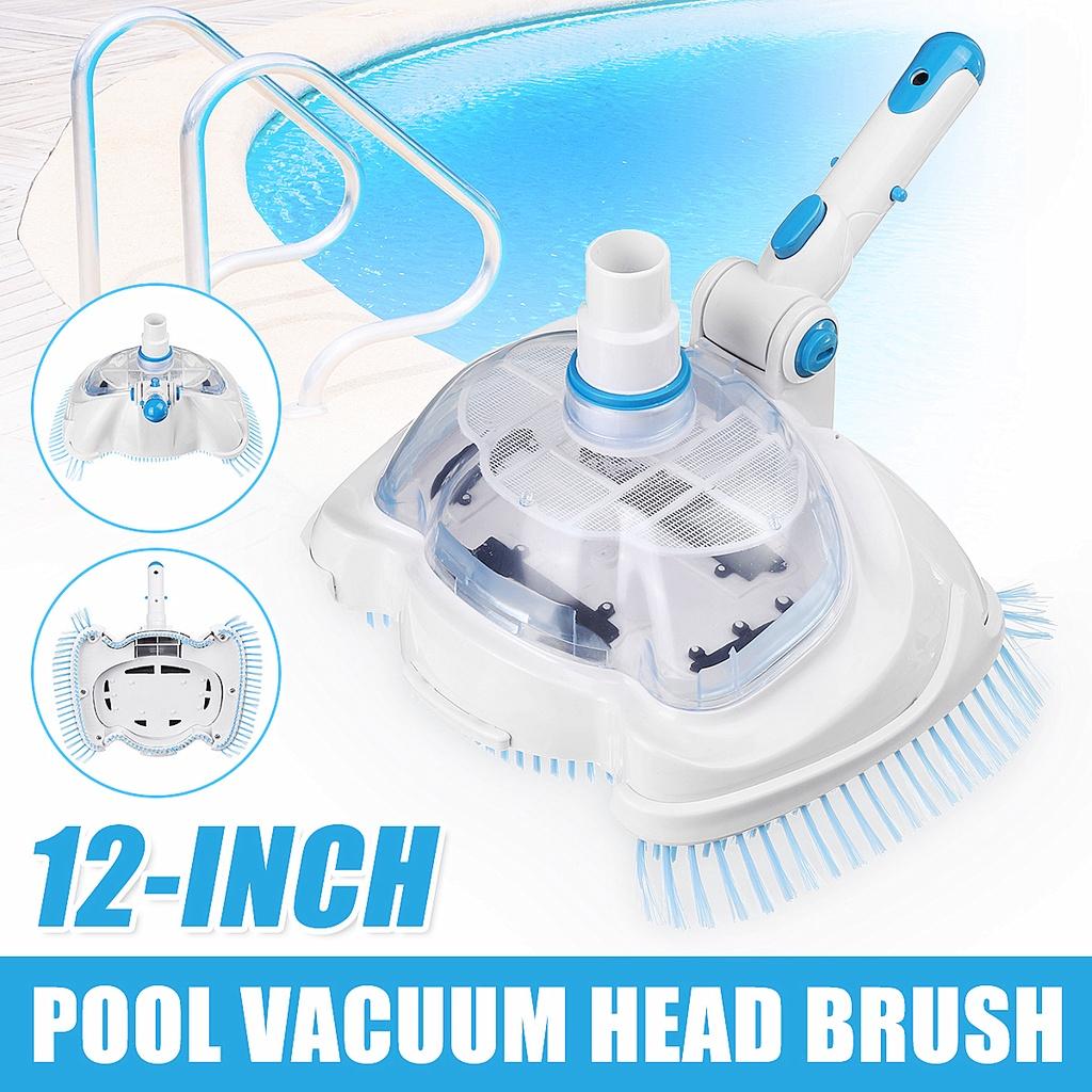 

12-дюймовая насадка для пылесоса с регулируемым углом всасывания для бассейна с сеткой-фильтром, инструмент для чистки пруда