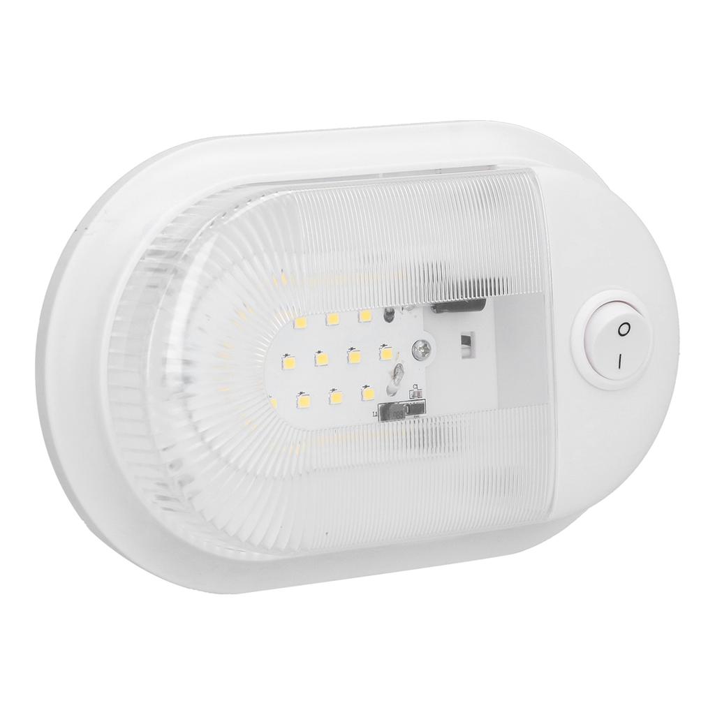 LED RV Ceiling Dome Light 360lm Dome Replacement Lighting with On Off Switch for RVs Trailers Camper