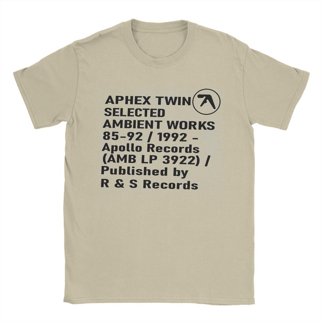Aphex Twin T-Shirts Unisex Lustig 100% Baumwolle T-Shirts Rundhals Kurzarm T-Shirts Neuankunft Oberteile