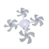 Ceiling Fan with LED Light Remote Control 3 Adjustable Speeds E27 Thread for Bedroom Living Room