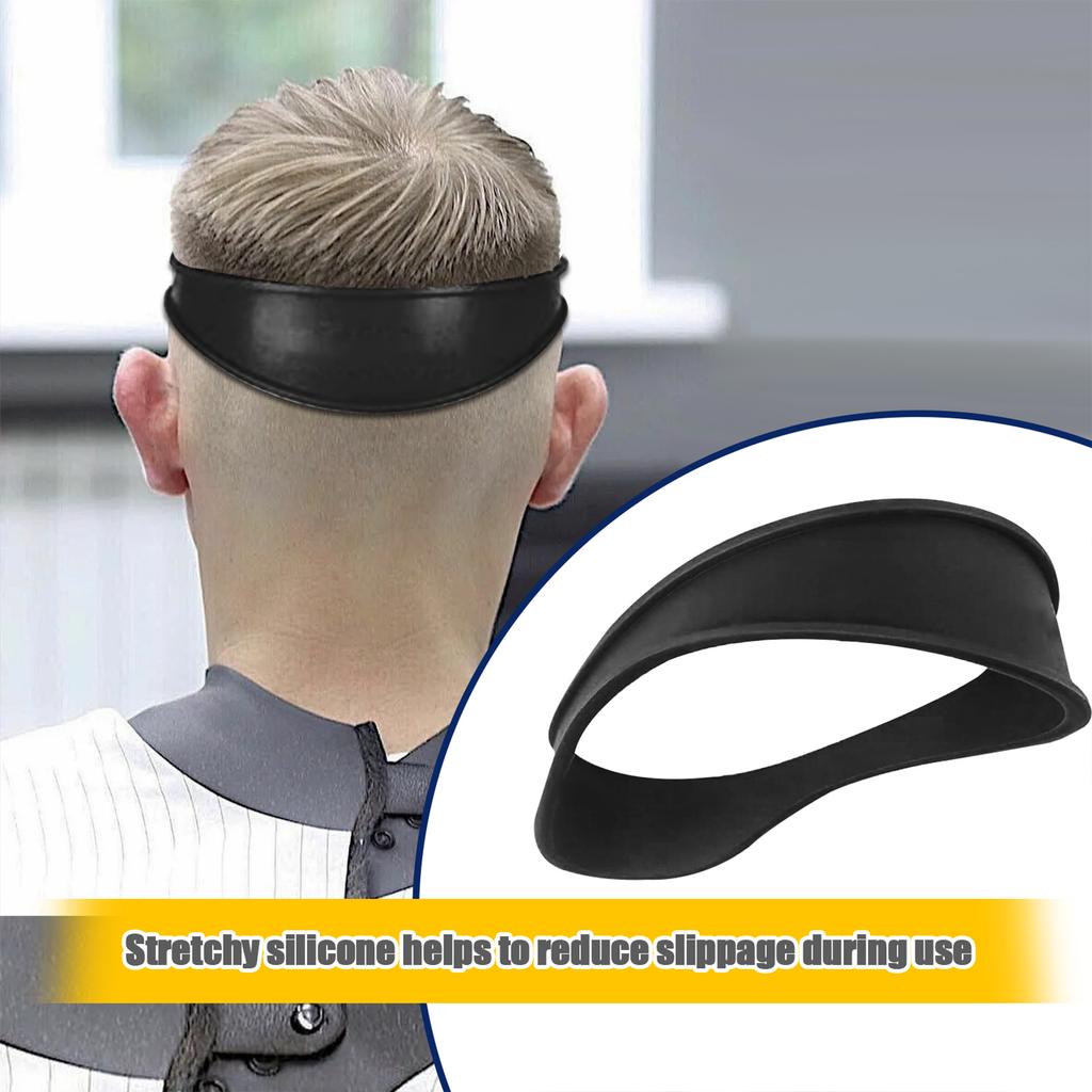 Neck Hair Liner Haircut Band Curved Silicone Haircut Repositionable Band for Clippers Beginners