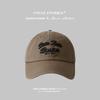 Soft Vintage Stylish Top Duckbill Cap For Men And Women With Embroidery Design In Various Colors