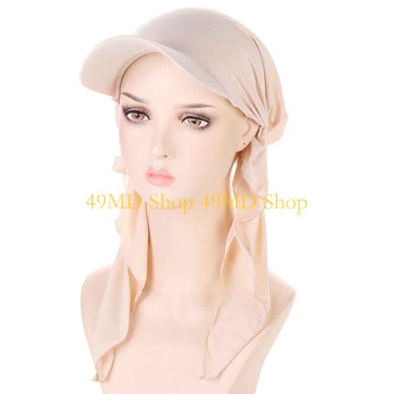 49MD Quick Drying Headscarf Hat Summer Sun Hat Adult Outdoor Neckcover Turban Hats