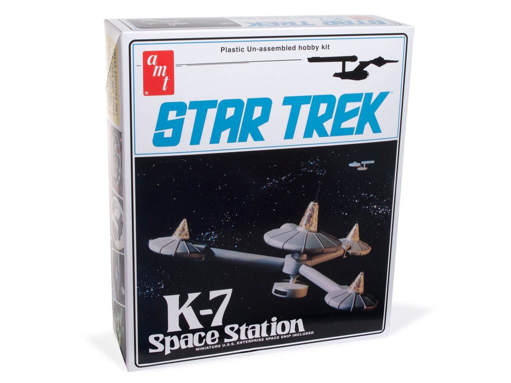 AMT Star Trek Space Station Width Approximately 400mm Plastic Model AMT1415 K-7 Non-Scale