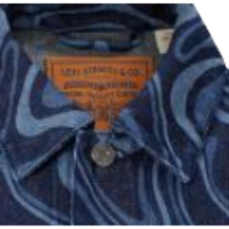 Levi's Jackets Men's Blue Lapel Moderate Other A6810-0001