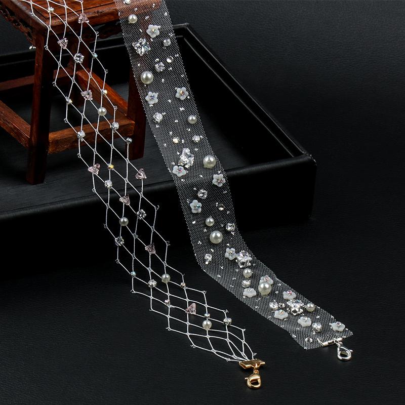 Bridal Choker Necklace for Wedding Dress and Toasting Outfit