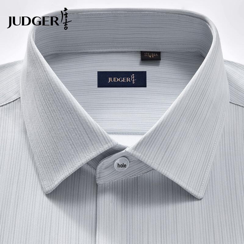

Мужская рубашка Judger с коротким рукавом, ацетатная смесь, вертикальная полоска 43
