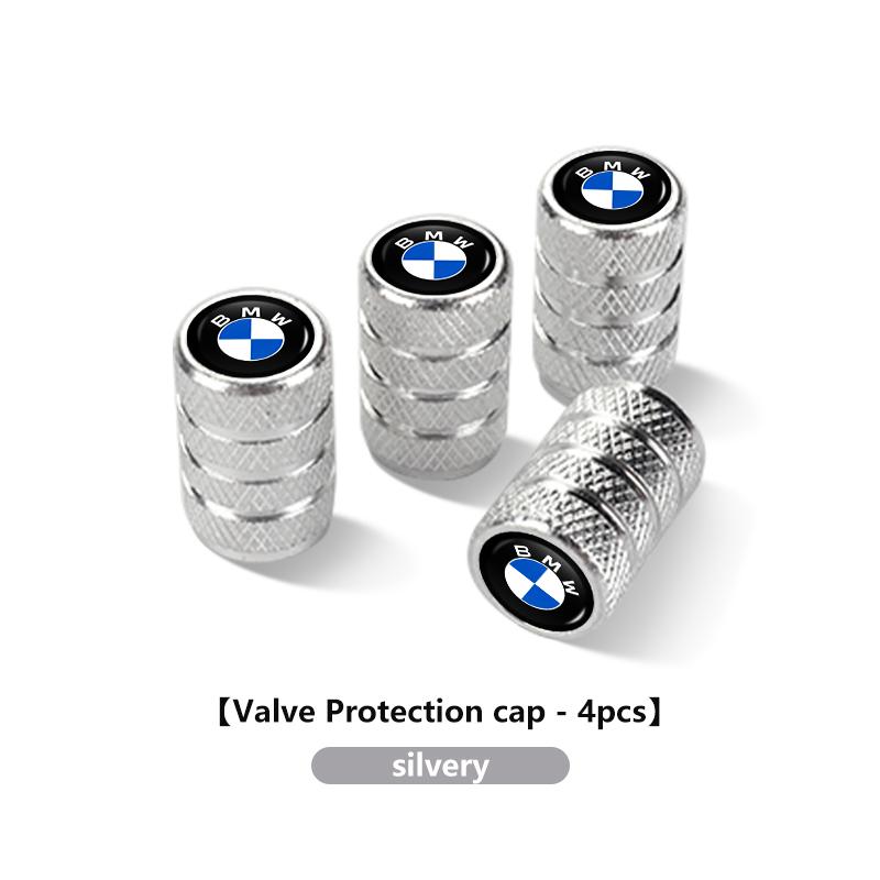 For BMW 4Pcs Car Wheel Air Valve Dust Cap Tire Valve Stem Cover Auto Accessories E90 E60 E46 E39 F30 F10 E87 X3 X4 X5 X1 G30 G20
