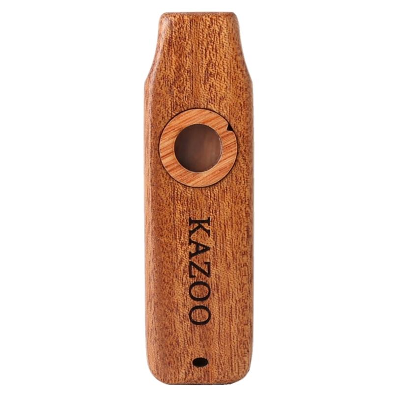 Holz Kazoo Flöteninstrument Kazoo Gitarrenpartner Harmonicon Einfach und Spaß Haben Musikliebhaber Instrumentale Begleitung