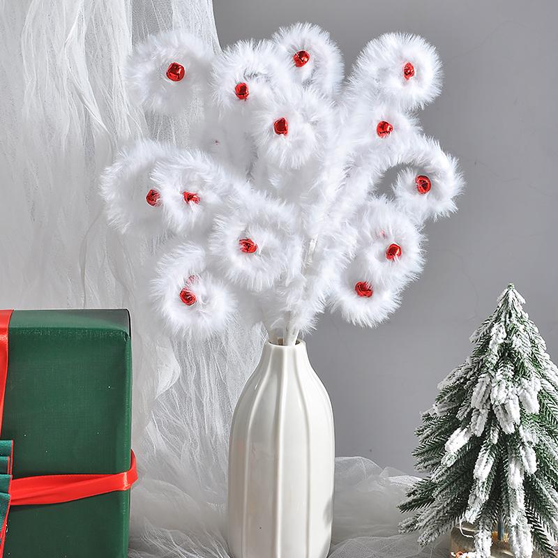 Christmas Venue Decoration Prop Exquisite Plush Design Christmas Atmosphere Christmas Tree Decorations Christmas Gift 43cm