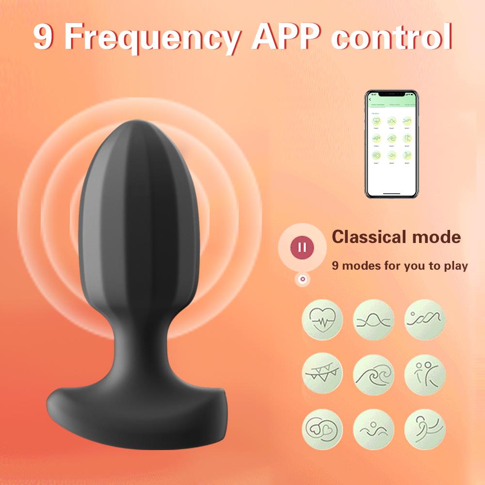 APP Remote Control Anal Vibrator Bluetooth Butt Plug Men Prostate Massager Female Masturbator Adult Sex Toys for Women Men Gay