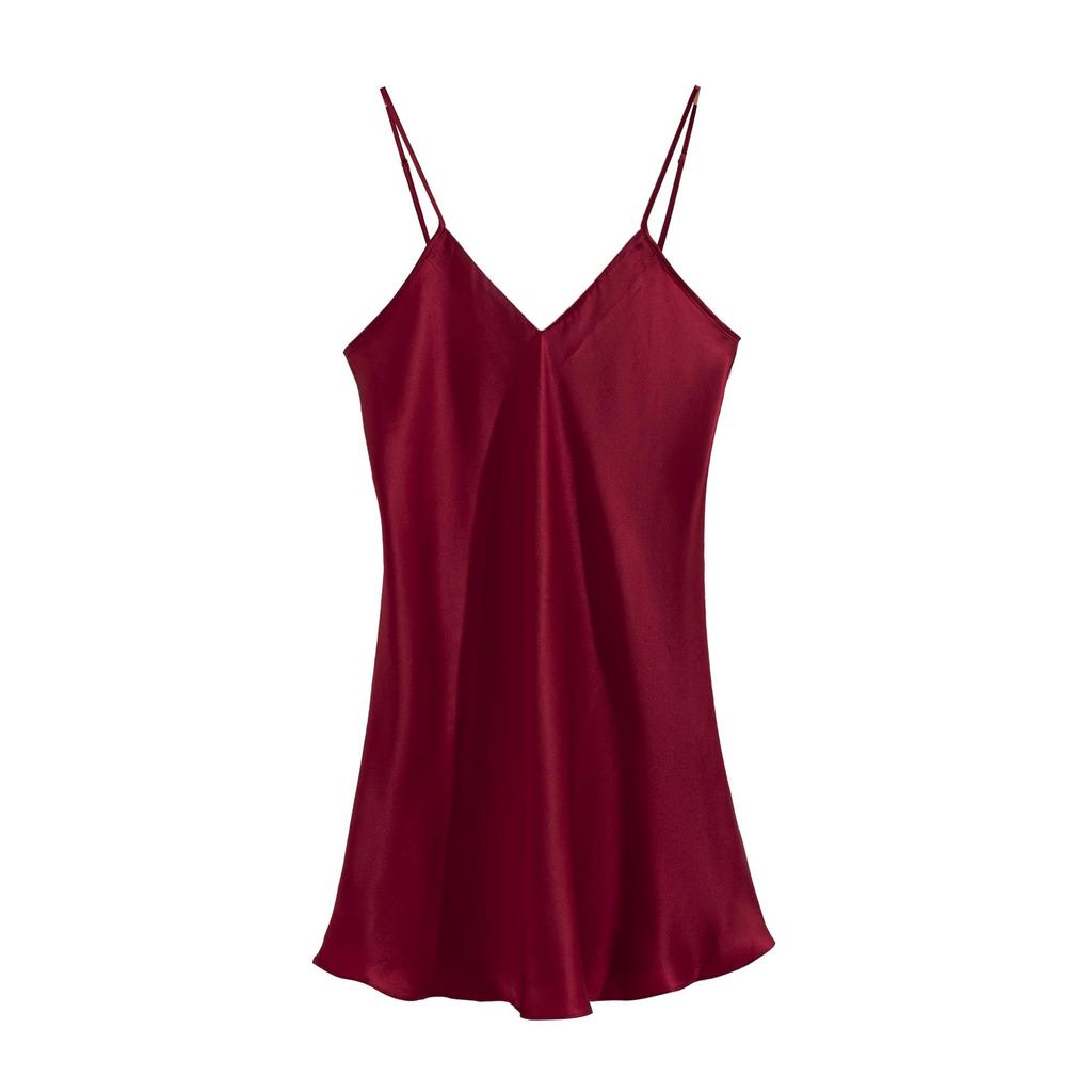 Women's Chic Mulberry Silk Camisole Pajamas - Luxurious and Sensual Homewear