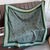 Retro printing spring and autumn summer fashion large square scarf scarf outer shawl sunscreen vacation high-end silk scarf women's models
