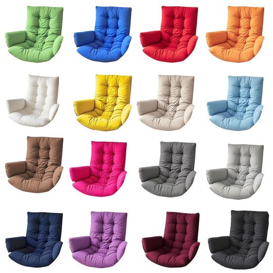 Egg Chair Cushion Waterproof Hammock Chair Cushion Outdoor Indoor Hanging Chair Cushion Replacement for Garden Yard Swing Chair