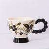 Medium Style Mug Tenghua High Foot Ceramic Cup High Looking Drinking Cup Office Coffee Cup Holiday Souvenir Gift Cup