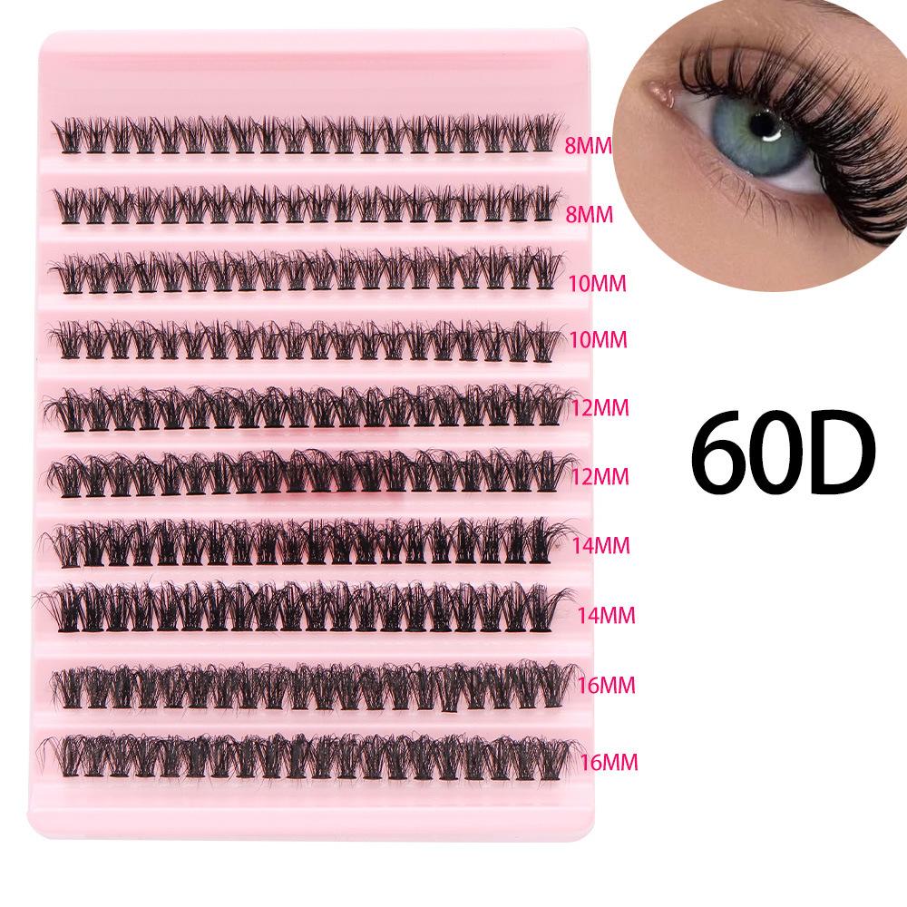 Diy Natural Curl Grafting Thick False Eyelashes Extension
