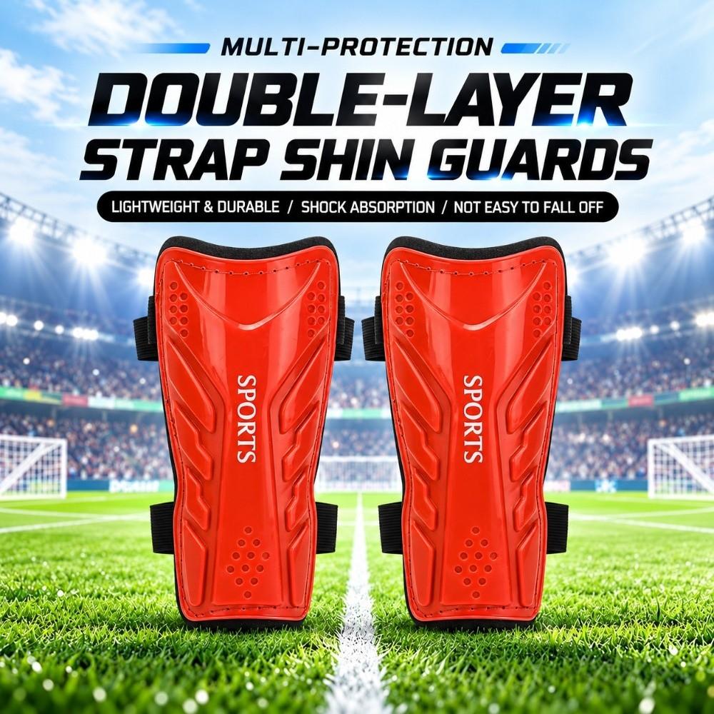 Shockproof Children Football Shin Pads Adjustable Soccer Shin Protector Youth Training