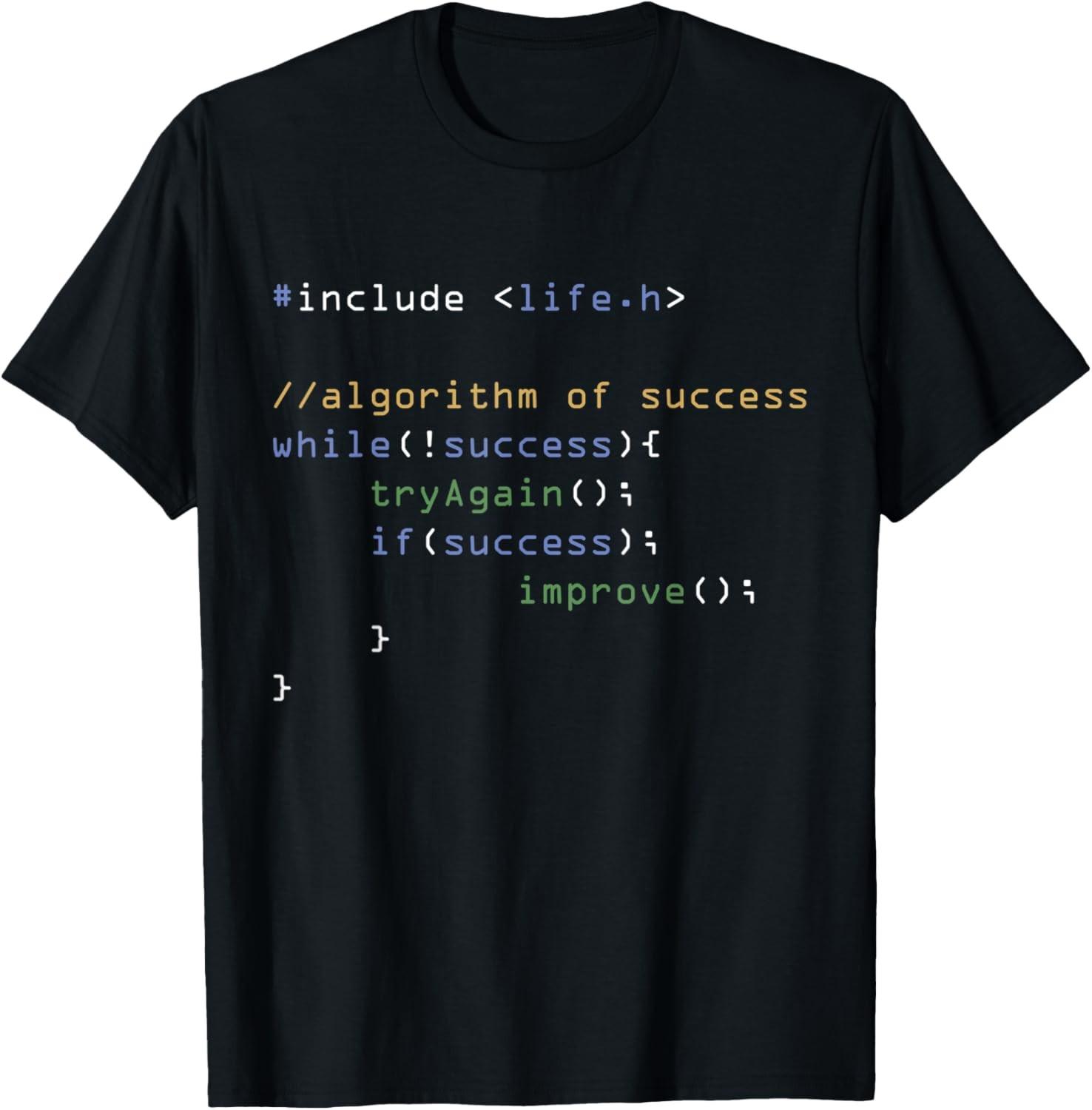 Programmers Computer Science Meme Coding Humor T-Shirt M
