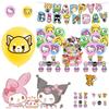 Melody Kuromi Sanrio Happy Birthday Party Decorations Set With Balloons And Cake Toppers Durable And Fun!