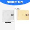 Sleekly DVDs Holder Organizers Bag for 12Discs Case With Buckle PP Construction Disc DVDs Box Case With Buckle