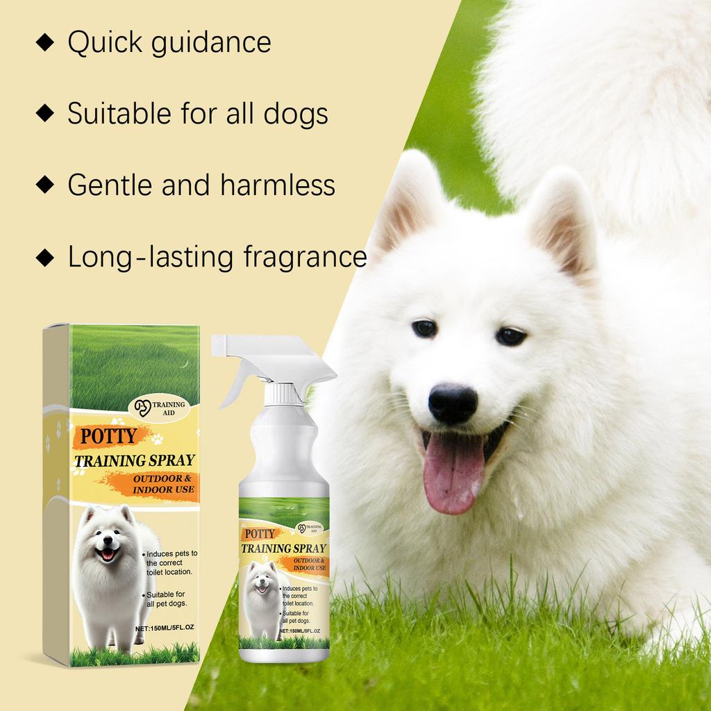 150ml Pet Toilet Training Spray For Daily Use Gentle Extracts Effective Defecation Inducer For Indoor And Outdoor Use