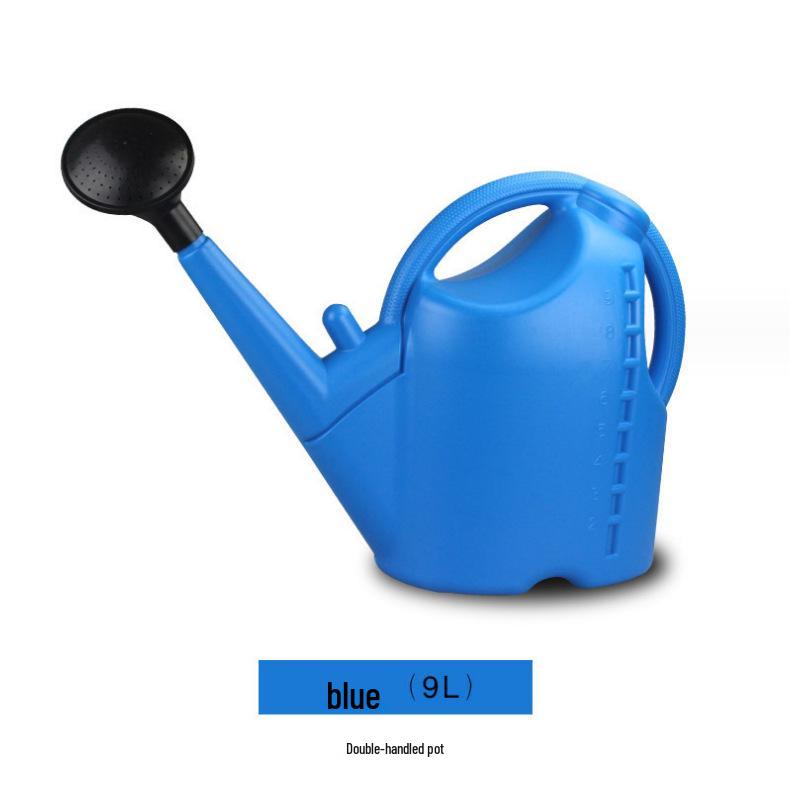 Large Capacity Long Spout Plastic Watering Can with Spray Function - 3L To 12L