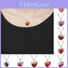 Prachtige Turning Red Anime Hart Ketting Voor Modieuze Vrouwen