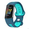 Bands Soft Silicone Band For Fitbit charge5 smart watch Strap Blue