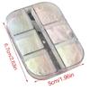 6 Grids Chrome Nail Glitter Powder Mirror Powder Glimmers Dust Shimmers Glitter