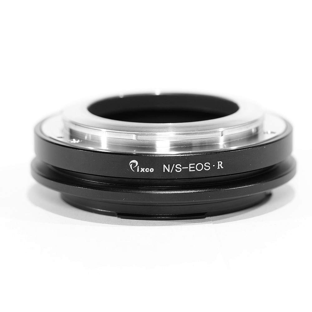 

Pixco Lens Mount Adapter for Nikon Lenses to Canon EOS Cameras S to Canon EOS S-Mount R-Mount (Nikon R)