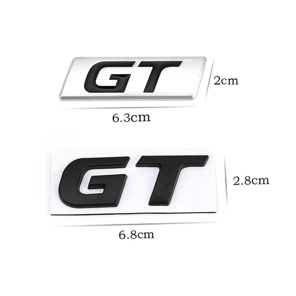 AQXYWIU GT Car Sticker Badge Emblem Decal for GT X6 X5 Forte Optima Picanto Stinger Sex Car Sticker (E)
