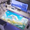 XXL Mouse Pad Kawaii Cinnamoroll Mouse Mat Cute Gaming Accessories Computer Gamer Keyboard Pad Large Size Non-slip Desk Mats