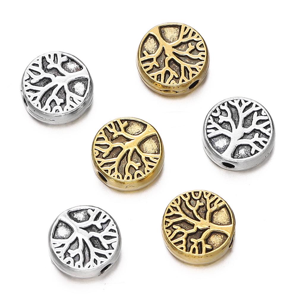 Pingente Buda Lótus Árvore da Vida - Acessório de Liga para Joias DIY