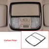 Carbon Fiber F&R Reading Light Lamp Cover Trim For Honda CR-V CRV 2017-2022