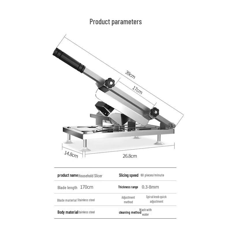 

ZISIZ Multifunctional Household Meat Slicer
