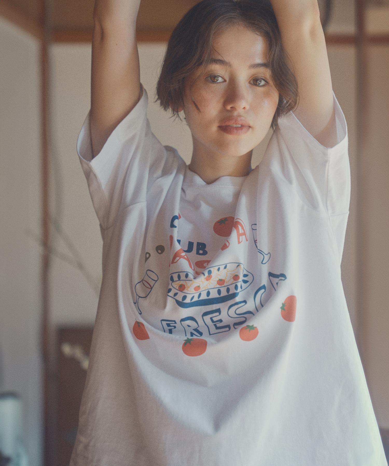 Majo Factory Club Pasta T-Shirt [2 Color] White