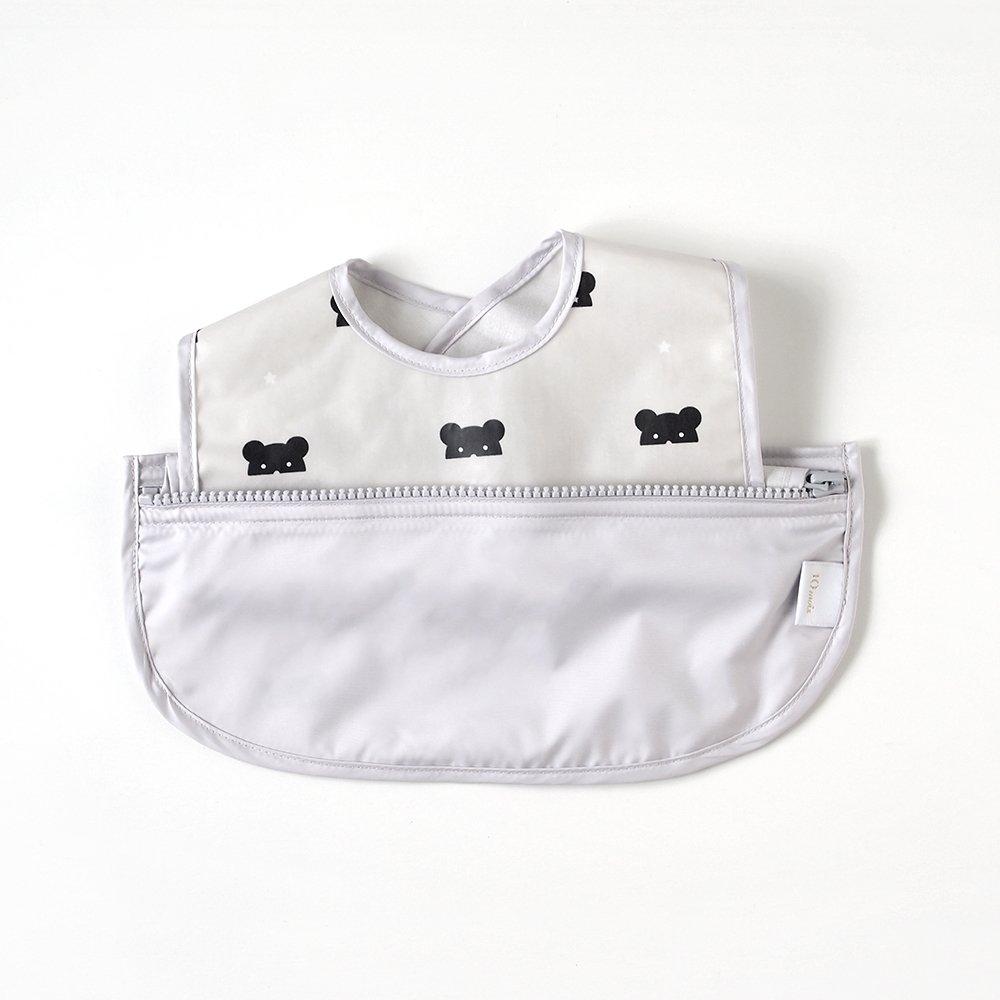 10mois Long Sleeved Meal Pouch with Bear Mask (Dimois) (18151012)