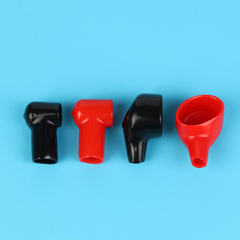 2Pcs Battery Terminal Insulating Cap Battery Pile Head Cap Positive And Negative Pole Clamping Column Protective Sleeve Ups Batt