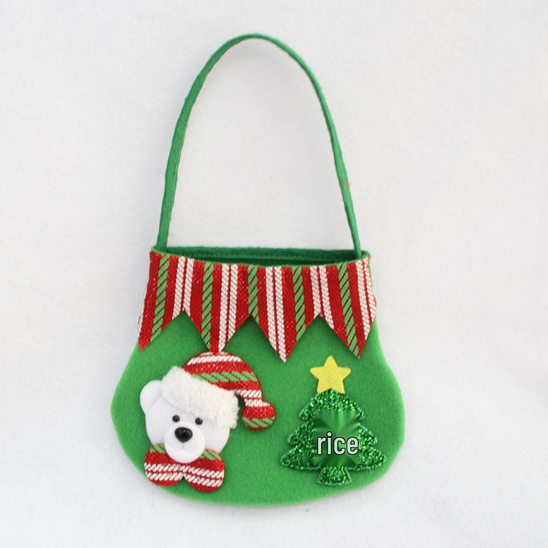 Christmas Eve Gift Bag: Snowman & Santa Candy Packaging for Kids