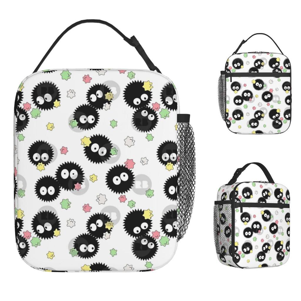 Susuwatari Soot Lunch Bag Fun Lunch Box For Girls Office Portable Cooler Bag Waterproof Designer Thermal Lunch Bags