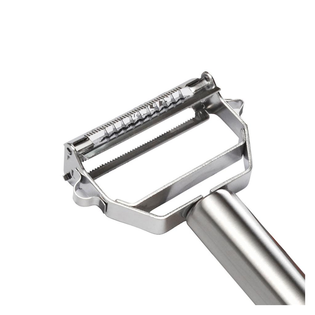Kitchen Peeler Stainless Steel Double Sided Multifunctional Practical Sturdy Vegetable Fruit Peeler for Home