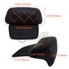 Harley Touring Glide Soft Backrest Pad for Road King & Street Glide