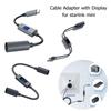 For Starlink Mini Extension Cable with Current & Voltage Digital Display Waterproof Starlink Standard Gen3 DC Male To DC Female