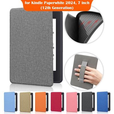 Soft Colorsoft Case with Hand Support Funda for Kindle Paperwhite 2024 7 Inch (12th Generation)